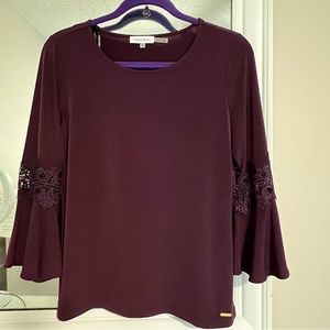 Last call! Plumb/Deep Wine Calvin Klein Embellished SP Top